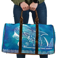 Kuri Dog Waka New Zealand Matariki Travel Bag Ocean Sharks Maori Tattoo