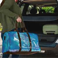 Kuri Dog Waka New Zealand Matariki Travel Bag Ocean Sharks Maori Tattoo