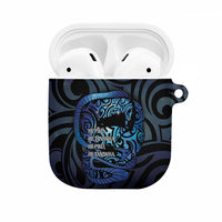 Tuna Eel New Zealand Matariki AirPods Case He Piko He Taniwha Maori Pattern LT14 Purple - Polynesian Pride