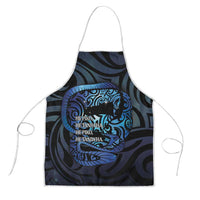 Tuna Eel New Zealand Matariki Apron He Piko He Taniwha Maori Pattern LT14 Purple - Polynesian Pride