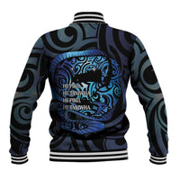 Tuna Eel New Zealand Matariki Baseball Jacket He Piko He Taniwha Maori Pattern LT14 - Polynesian Pride