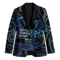 Tuna Eel New Zealand Matariki Blazer He Piko He Taniwha Maori Pattern LT14 Unisex Purple - Polynesian Pride