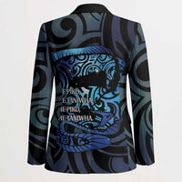 Tuna Eel New Zealand Matariki Blazer He Piko He Taniwha Maori Pattern LT14 - Polynesian Pride