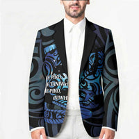 Tuna Eel New Zealand Matariki Blazer He Piko He Taniwha Maori Pattern LT14 - Polynesian Pride