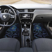 Tuna Eel New Zealand Matariki Car Mats He Piko He Taniwha Maori Pattern LT14 Set 2pcs - Front Purple - Polynesian Pride