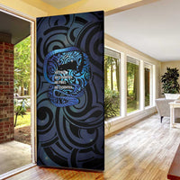 Tuna Eel New Zealand Matariki Door Cover He Piko He Taniwha Maori Pattern LT14 - Polynesian Pride