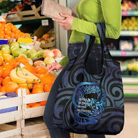 Tuna Eel New Zealand Matariki Grocery Bag He Piko He Taniwha Maori Pattern LT14 - Polynesian Pride