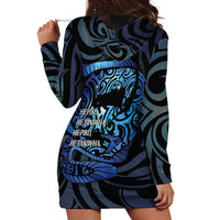 Tuna Eel New Zealand Matariki Hoodie Dress He Piko He Taniwha Maori Pattern LT14 - Polynesian Pride