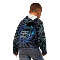 Tuna Eel New Zealand Matariki Kid Hoodie He Piko He Taniwha Maori Pattern LT14 - Polynesian Pride