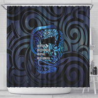 Tuna Eel New Zealand Matariki Shower Curtain He Piko He Taniwha Maori Pattern LT14 - Polynesian Pride