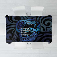 Tuna Eel New Zealand Matariki Tablecloth He Piko He Taniwha Maori Pattern LT14 Purple - Polynesian Pride