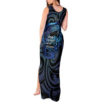 Tuna Eel New Zealand Matariki Tank Maxi Dress He Piko He Taniwha Maori Pattern LT14 - Polynesian Pride
