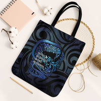 Tuna Eel New Zealand Matariki Tote Bag He Piko He Taniwha Maori Pattern LT14 Black Strap One Size Purple - Polynesian Pride