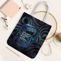 Tuna Eel New Zealand Matariki Tote Bag He Piko He Taniwha Maori Pattern LT14 White Strap One Size Purple - Polynesian Pride