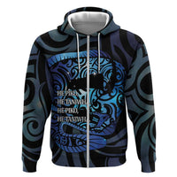 Tuna Eel New Zealand Matariki Zip Hoodie He Piko He Taniwha Maori Pattern LT14 Zip Hoodie Purple - Polynesian Pride