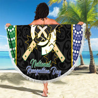 South Sea Islanders National Recognition Day Beach Blanket Australia Aboriginal Vanuatu Pig Tusk LT14 - Polynesian Pride