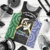 Personalised South Sea Islanders National Recognition Day Men Tank Top Australia Aboriginal Vanuatu Pig Tusk LT14 - Polynesian Pride