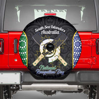 Personalised South Sea Islanders National Recognition Day Spare Tire Cover Australia Aboriginal Vanuatu Pig Tusk