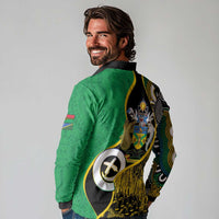 Australian South Sea Islanders National Recognition Day Long Sleeve Polo Shirt Solomon Islands And Vanuatu Culture