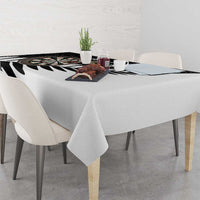 Personalised New Zealand Darts Tablecloth Silver Fern Aotearoa Maori Pattern LT14 - Polynesian Pride