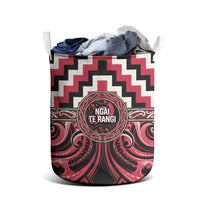 Aotearoa Ngai Te Rangi Laundry Basket Maori Iwi Poutama Puhoro Tattoo LT14 - Polynesian Pride