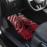 Aotearoa Ngai Te Rangi Personalised Car Mats Maori Iwi Poutama Puhoro Tattoo LT14 - Polynesian Pride