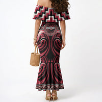 Aotearoa Ngai Te Rangi Personalised Mermaid Dress Maori Iwi Poutama Puhoro Tattoo LT14 - Polynesian Pride