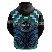 Aotearoa Ngati Ranginui Personalised Hoodie Maori Iwi Poutama Puhoro Tattoo LT14 - Polynesian Pride