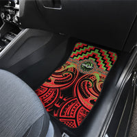 Aotearoa Ngati Maru Personalised Car Mats Maori Iwi Poutama Puhoro Tattoo LT14 - Polynesian Pride