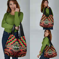 Aotearoa Ngati Maru Grocery Bag Maori Iwi Poutama Puhoro Tattoo LT14 - Polynesian Pride