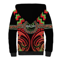 Aotearoa Ngati Maru Personalised Sherpa Hoodie Maori Iwi Poutama Puhoro Tattoo LT14 - Polynesian Pride
