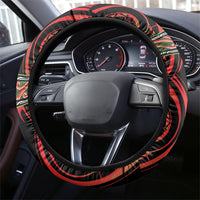 Aotearoa Ngati Maru Steering Wheel Cover Maori Iwi Poutama Puhoro Tattoo LT14 - Polynesian Pride