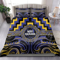 Aotearoa Ngati Raukawa Bedding Set Maori Iwi Poutama Puhoro Tattoo LT14 - Polynesian Pride
