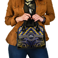 Aotearoa Ngati Raukawa Shoulder Handbag Maori Iwi Poutama Puhoro Tattoo LT14 - Polynesian Pride