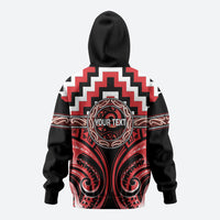 Aotearoa Ngati Toa Personalised Hoodie Maori Iwi Poutama Puhoro Tattoo LT14 - Polynesian Pride
