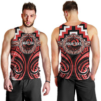 Aotearoa Ngati Toa Personalised Men Tank Top Maori Iwi Poutama Puhoro Tattoo LT14 - Polynesian Pride