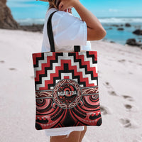 Aotearoa Ngati Toa Tote Bag Maori Iwi Poutama Puhoro Tattoo LT14 - Polynesian Pride