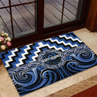 Aotearoa Ngati Ruanui Rubber Doormat Maori Iwi Poutama Puhoro Tattoo LT14 - Polynesian Pride