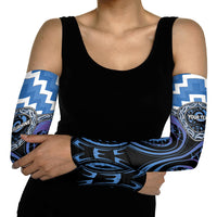 Aotearoa Ngaruahine Personalised Arm Sleeves Maori Iwi Poutama Puhoro Tattoo LT14 - Polynesian Pride