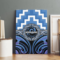 Aotearoa Ngaruahine Canvas Wall Art Maori Iwi Poutama Puhoro Tattoo LT14 - Polynesian Pride