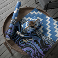 Aotearoa Ngaruahine Wrapping Paper Maori Iwi Poutama Puhoro Tattoo LT14 - Polynesian Pride