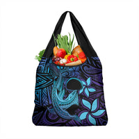 Nukuoro Atoll Grocery Bag Polynesian Shark Tattoo Purple Gradient Vibes LT14 1-pack One Size Purple - Polynesian Pride