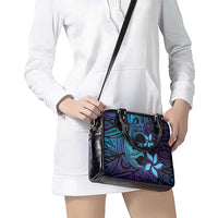 Nukuoro Atoll Shoulder Handbag Polynesian Shark Tattoo Purple Gradient Vibes