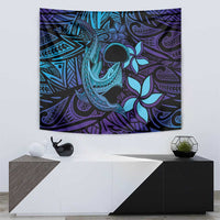 Nukuoro Atoll Tapestry Polynesian Shark Tattoo Purple Gradient Vibes