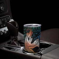 Kwajalein Atoll Tumbler Cup Polynesian Shark Tattoo Gradient Vibes LT14 - Polynesian Pride