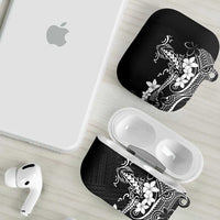 Black Hawaii AirPods Case Hammerhead Shark Tattoo Curve Polynesian LT14 - Polynesian Pride