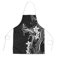 Black Hawaii Apron Hammerhead Shark Tattoo Curve Polynesian LT14 Black - Polynesian Pride
