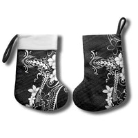 Black Hawaii Christmas Stocking Hammerhead Shark Tattoo Curve Polynesian - Polynesian Pride