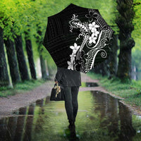 Black Hawaii Umbrella Hammerhead Shark Tattoo Curve Polynesian LT14 - Polynesian Pride