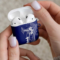 Blue Hawaii AirPods Case Hammerhead Shark Tattoo Curve Polynesian LT14 - Polynesian Pride